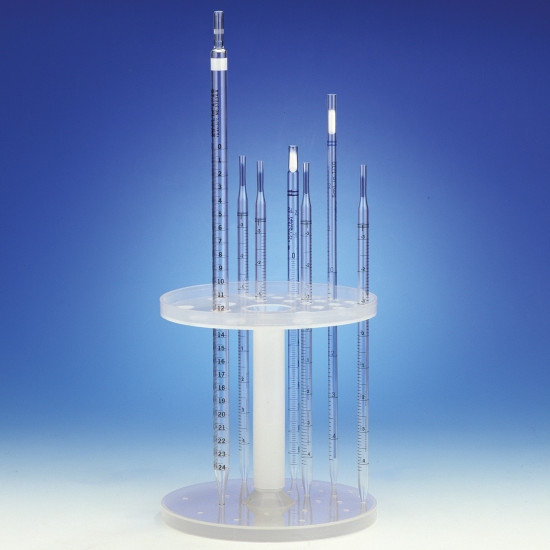 Bel-Art Pipette Support Stand; 28 Places, Polypropylene Bel-Art Pipette Support Stand; 28 Places, Polypropylene