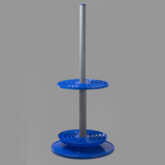 Bel-Art Rotary Pipette Stand; 94 Places, Polypropylene Bel-Art Rotary Pipette Stand; 94 Places, Polypropylene
