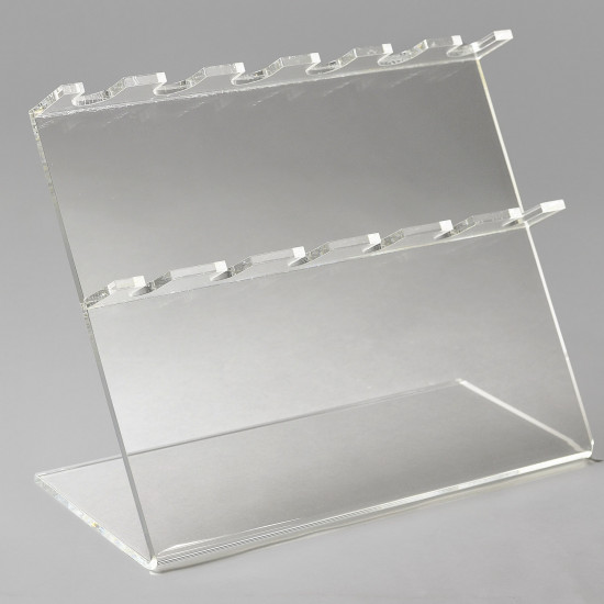 Bel-Art Pipettor Stand; 6 Places, 12 x 5 x 9½ in., Acrylic Bel-Art Pipettor Stand; 6 Places, 12 x 5 x 9½ in., Acrylic