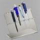 Bel-Art Pipettor Stand; 6 Places, 12 x 5 x 9½ in., Acrylic Bel-Art Pipettor Stand; 6 Places, 12 x 5 x 9½ in., Acrylic