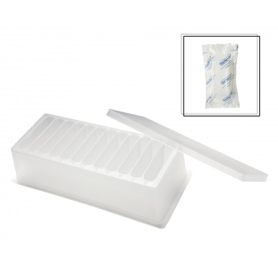 Bel-Art Polypropylene 12 Channel Reagent Reservoirs; 5 x 2¼ x 1¼ in. (Pack of 8) Bel-Art Polypropylene 12 Channel Reagent Reservoirs; 5 x 2¼ x 1¼ in. (Pack of 8)