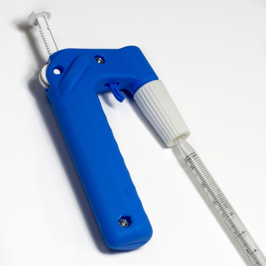 Bel-Art Fast Release Pipette Pump III 2ml Pipettor; Blue Bel-Art Fast Release Pipette Pump III 2ml Pipettor; Blue