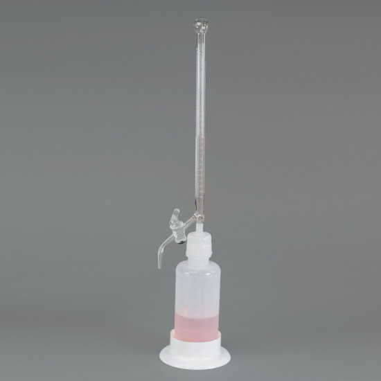 Bel-Art Borosilicate Glass 25ml Automatic Self Zeroing Burette; 500ml Reservoir Bel-Art Borosilicate Glass 25ml Automatic Self Zeroing Burette; 500ml Reservoir