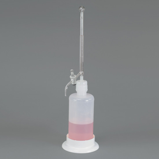 Bel-Art Borosilicate Glass 10ml Automatic Self Zeroing Burette; 1000ml Reservoir