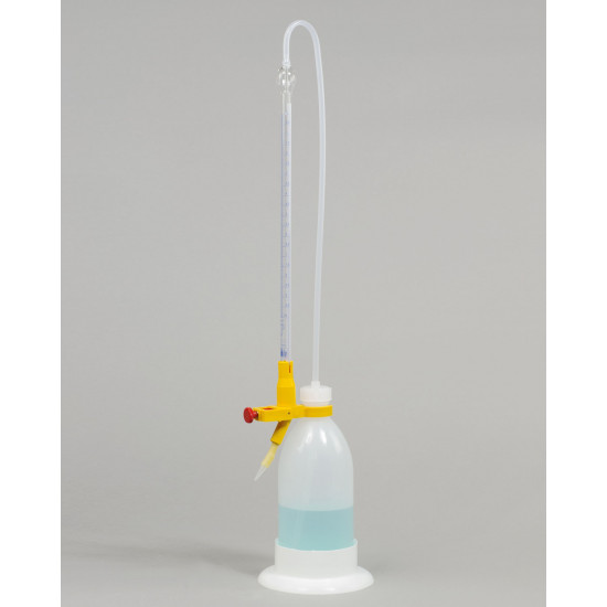 Bel-Art Glass 10ml Automatic Burette; 500ml Reservoir