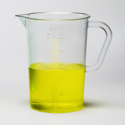 Bel-Art Tall Form 500ml Clear TPX Graduated Pitcher; 10ml Graduation