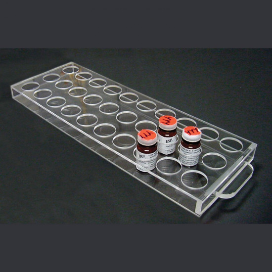 Bel-Art Standards Bottle Rack; For 23mm Bottles, 30 Places