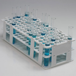 Bel-Art Indexed Test Tube Rack; For 10-13mm Tubes, 90 Places, Standard Numbering