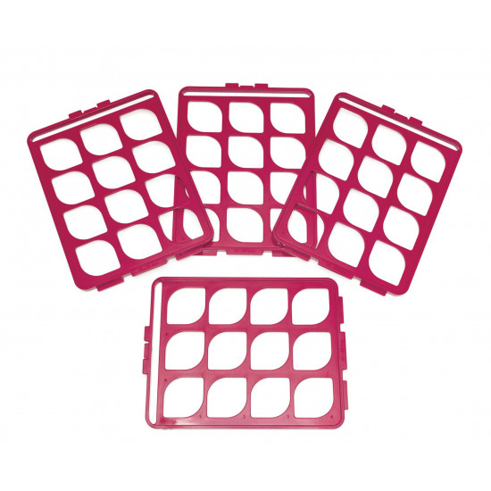 Bel-Art Switch-Grid Test Tube Rack Grids; For 20-25mm Tubes, Fuchsia (Pack of 4) Bel-Art Switch-Grid Test Tube Rack Grids; For 20-25mm Tubes, Fuchsia (Pack of 4)