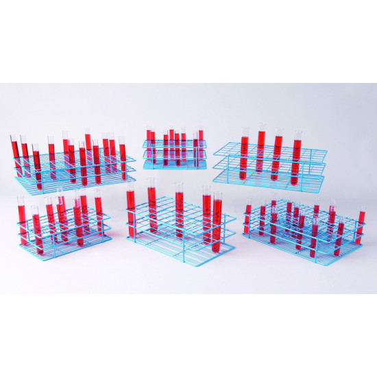 Bel-Art Poxygrid Test Tube Rack; For 13-16mm Tubes, 60 Places