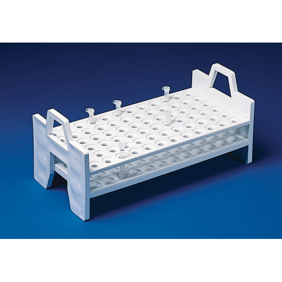 Bel-Art Micro Sample Test Tube Rack; For 1.5ml Tubes, 72 Places Bel-Art Micro Sample Test Tube Rack; For 1.5ml Tubes, 72 Places