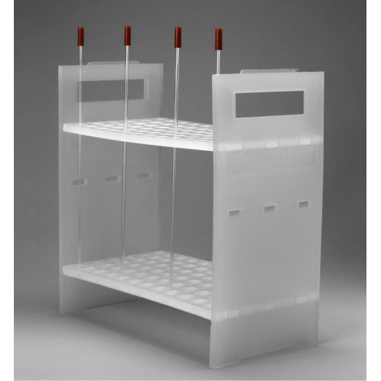 Bel-Art NMR Sample Tube Rack; For 3mm Tubes, 72 Places