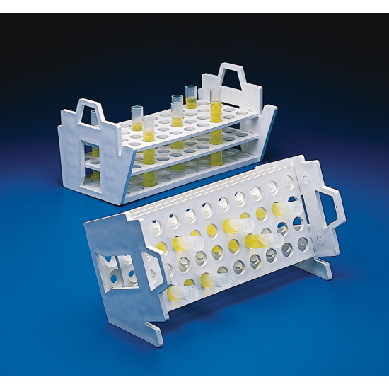 Bel-Art Slant Rack; For 16-20mm Tubes, 40 Places Bel-Art Slant Rack; For 16-20mm Tubes, 40 Places