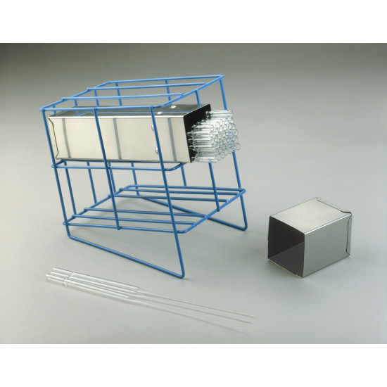 Bel-Art Poxygrid Pasteur Pipette Can Rack; 4 Places, 7½ x 5½ x 7⅝ in. Bel-Art Poxygrid Pasteur Pipette Can Rack; 4 Places, 7½ x 5½ x 7⅝ in.