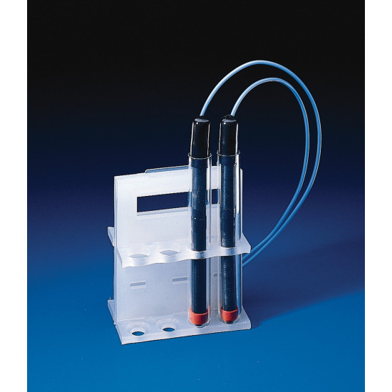 Bel-Art Electrode Rack; For 20mm Tubes, 8 Places Bel-Art Electrode Rack; For 20mm Tubes, 8 Places
