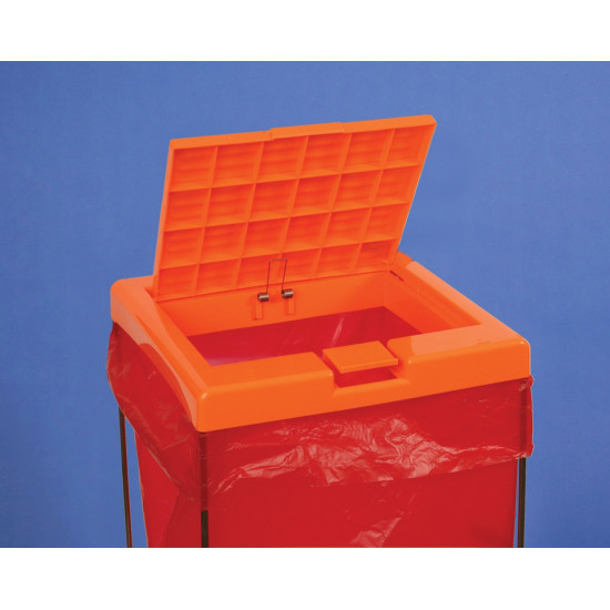 Bel-Art Clavies Orange Biohazard Bag Holder Cover for F13192-0002 and F13192-0003