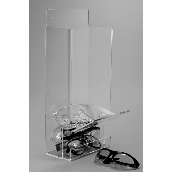 Bel-Art Safety Eyewear Dispenser; Acrylic, 8 x 4 x 19 in. Bel-Art Safety Eyewear Dispenser; Acrylic, 8 x 4 x 19 in.