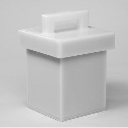 Bel-Art Lead Lined Polyethylene Storage Box; 15L x 15W x 20cmH