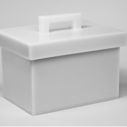 Bel-Art Lead Lined Polyethylene Storage Box; 20L x 30W x 20cmH