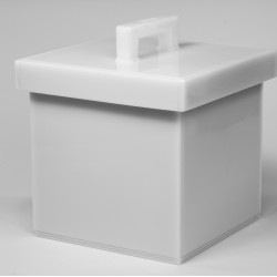 Bel-Art Lead Lined Polyethylene Storage Box; 25L x 25W x 25cmH