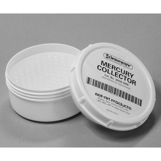 Bel-Art Mercury Collector; 125ml, 4⅛ x 2 in. Bel-Art Mercury Collector; 125ml, 4⅛ x 2 in.