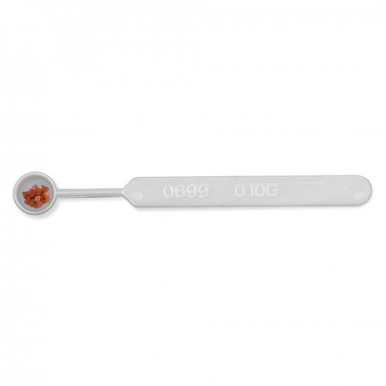 Bel-Art Mini Sampling Spoon; 0.10ml (0.0034oz), Plastic (Pack of 25)