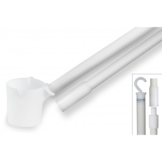 Bel-Art Long-Handled Dipper; 16oz, 12ft 2 Piece Handle, Plastic Bel-Art Long-Handled Dipper; 16oz, 12ft 2 Piece Handle, Plastic