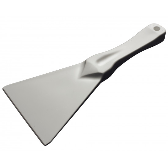 Bel-Art Plastic Triangular Scraper; 9¾ in. Length, 4⅜ in. Blade Bel-Art Plastic Triangular Scraper; 9¾ in. Length, 4⅜ in. Blade