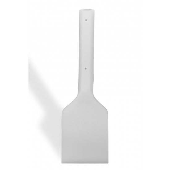 Bel-Art Soft Plastic Scraper; 10 in. Handle, 5 x 6 in. Blade, White Bel-Art Soft Plastic Scraper; 10 in. Handle, 5 x 6 in. Blade, White