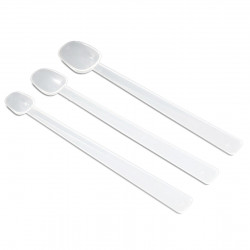 Bel-Art Earth-Friendly Long Handle Sampling Spoon; 1.25ml (¼ tsp), PLA Resin (Pack of 10)