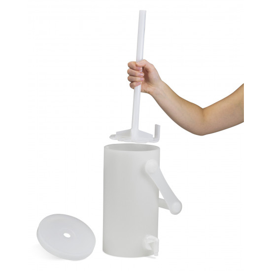 Bel-Art Plastic Churn Sample Splitter; 4 Liter, 6½ in. D x 12 in. H Bel-Art Plastic Churn Sample Splitter; 4 Liter, 6½ in. D x 12 in. H