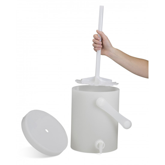 Bel-Art Plastic Churn Sample Splitter; 8 Liter, 8½ in. D x 11 in. H