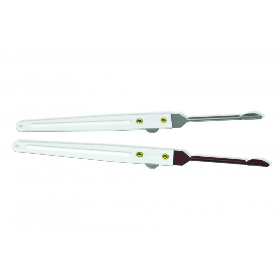 Bel-Art Quaverette Micro-Blade Vibrating Spatula; Stainless Steel, 8¼ in. Bel-Art Quaverette Micro-Blade Vibrating Spatula; Stainless Steel, 8¼ in.