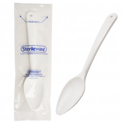 Bel-Art Sterileware Large Sterile Sampling Spoon; 30ml (1oz), Sterile Plastic, Individually Wrapped (Pack of 25)