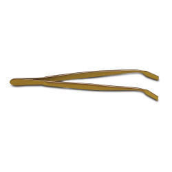 Bel-Art Teflon FEP Bent Cover Glass Forceps; 4 in. (Pack of 2)