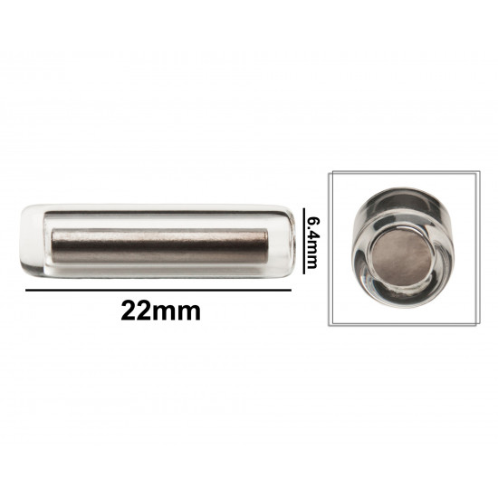 Bel-Art Pyrex Magnetic Stirring Bar; Glass Encapsulated, 22 x 6.4mm Bel-Art Pyrex Magnetic Stirring Bar; Glass Encapsulated, 22 x 6.4mm