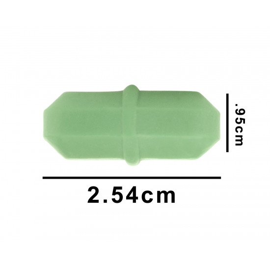 Bel-Art Spinbar Rare Earth Teflon Octagon Magnetic Stirring Bar; 2.54 x 0.95cm, Green