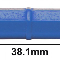 Bel-Art Spinbar Teflon Octagon Magnetic Stirring Bar; 38.1 x 8mm, Blue