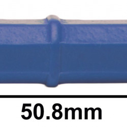 Bel-Art Spinbar Teflon Octagon Magnetic Stirring Bar; 50.8 x 8mm, Blue