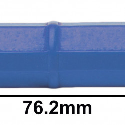 Bel-Art Spinbar Teflon Octagon Magnetic Stirring Bar; 76.2 x 12.7mm, Blue