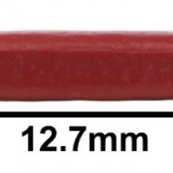 Bel-Art Spinbar Teflon Octagon Magnetic Stirring Bar; 12.7 x 3.2mm, Red