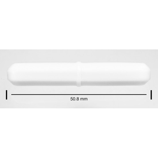 Bel-Art Spinbar Teflon Octagon Magnetic Stirring Bar; 50.8 x 8mm, White Bel-Art Spinbar Teflon Octagon Magnetic Stirring Bar; 50.8 x 8mm, White