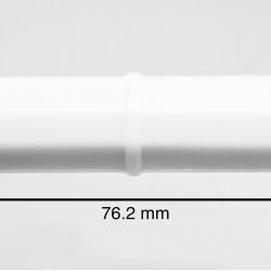 Bel-Art Spinbar Teflon Octagon Magnetic Stirring Bar; 76.2 x 12.7mm, White