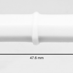 Bel-Art Spinbar Teflon Octagon Magnetic Stirring Bar; 47.6 x 9.5mm, White