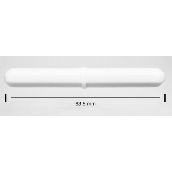 Bel-Art Spinbar Teflon Octagon Magnetic Stirring Bar; 63.5 x 8mm, White Bel-Art Spinbar Teflon Octagon Magnetic Stirring Bar; 63.5 x 8mm, White
