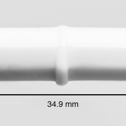 Bel-Art Spinbar Teflon Octagon Magnetic Stirring Bar; 34.9 x 9.5mm, White