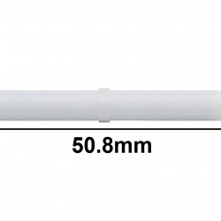 Bel-Art Spinbar Teflon Cylindrical Magnetic Stirring Bar; 50.8 x 8mm, White