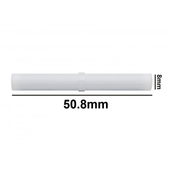 Bel-Art Spinbar Teflon Cylindrical Magnetic Stirring Bar; 50.8 x 8mm, White
