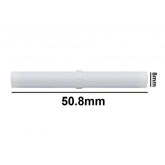 Bel-Art Spinbar Teflon Cylindrical Magnetic Stirring Bar; 50.8 x 8mm, White Bel-Art Spinbar Teflon Cylindrical Magnetic Stirring Bar; 50.8 x 8mm, White