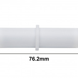 Bel-Art Spinbar Teflon Cylindrical Magnetic Stirring Bar; 76.2 x 12.7mm, White